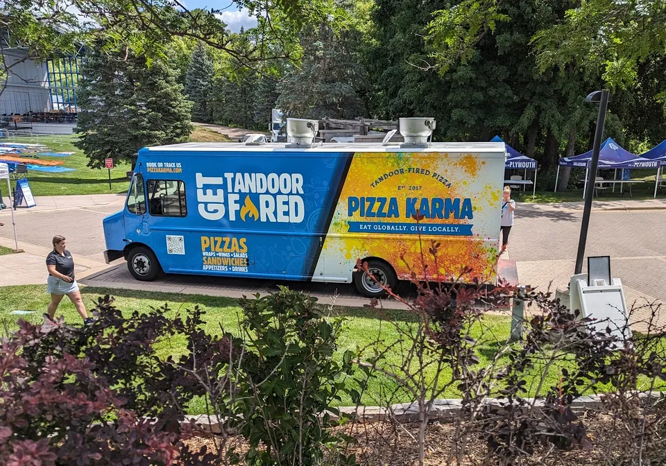 PIZZA KARMA Food Truck  in an event