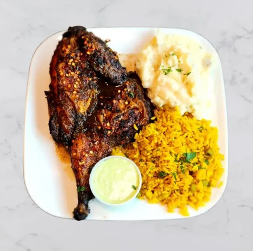 1/2 Jerk Roasted Chicken